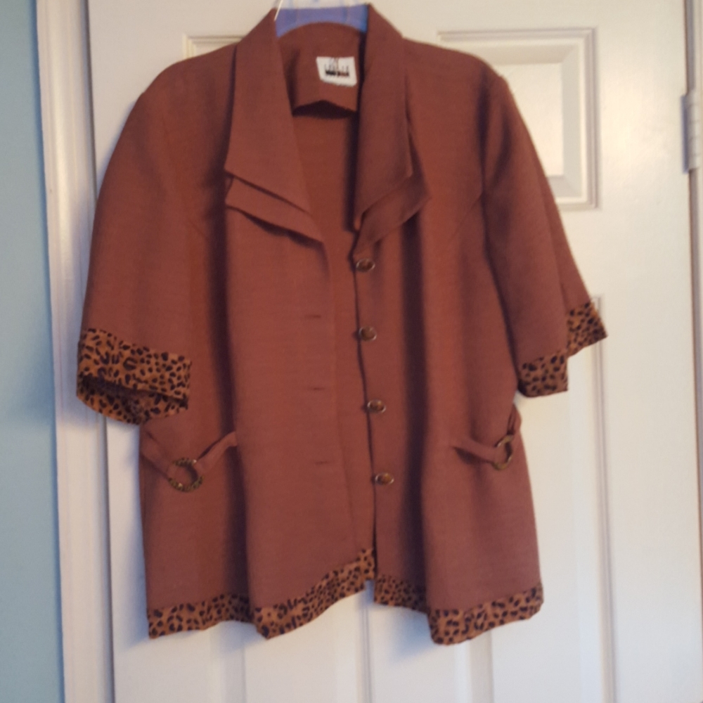 Woman's button down blazer